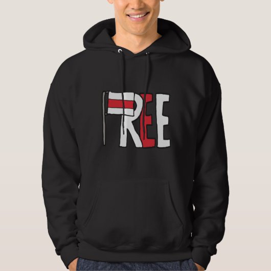 Freies Belarus Hoodie (Vorderseite)