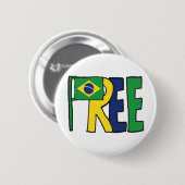 Freies Brasilien Button (Vorne & Hinten)