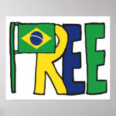 Freies Brasilien Poster (Vorne)