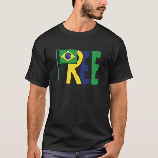Freies Brasilien T-Shirt (Vorderseite)
