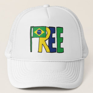 Freies Brasilien Truckerkappe