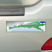 Freies Cascadia! Autoaufkleber (Auf Auto)