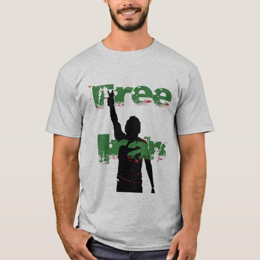 Freies der Iran-Grün T-Shirt (Vorderseite)