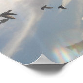 Freies Fliegen Poster (Ecke)