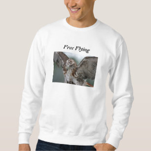 "Freies Fliegen-" rotes Schwanz-Falke-Foto Sweatshirt