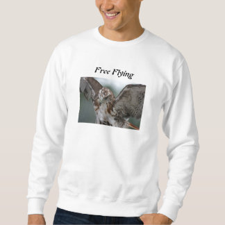 "Freies Fliegen-" rotes Schwanz-Falke-Foto Sweatshirt
