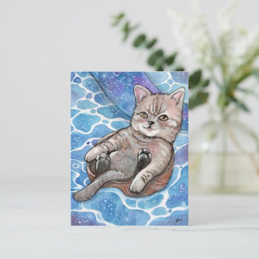 Freies Floating Postkarte (Stehend Vorderseite)