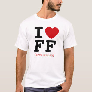 Freies Freitag-Herz-Shirt T-Shirt