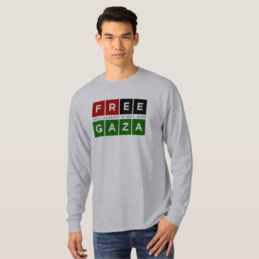 Freies Gaza! T-Shirt (Vorne ganz)