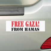 Freies GAZA von HAMAS Autoaufkleber (Auf Auto)