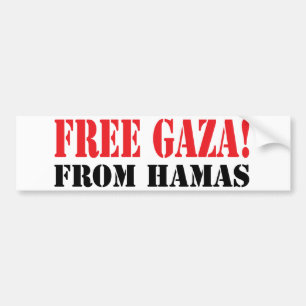 Freies GAZA von HAMAS Autoaufkleber