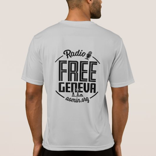 Freies Genf- - ClimaLite-RadioShirt T-Shirt (Rückseite)