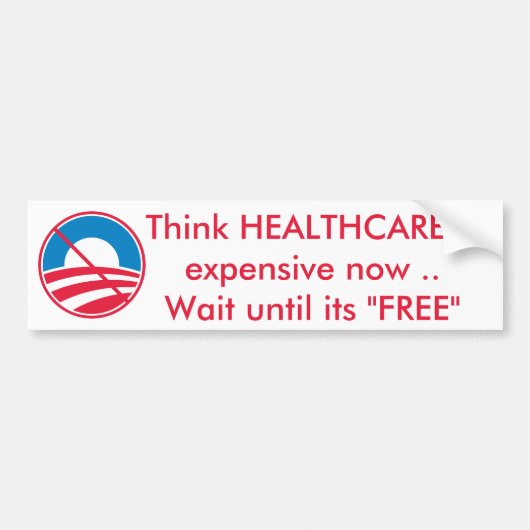 Freies GESUNDHEITSWESEN Autoaufkleber (Vorne)