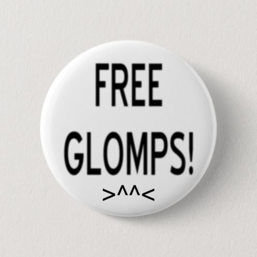 "Freies Glomps! " Button (Vorderseite)