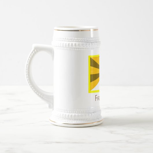 Freies Gluten-Bier Stein Bierglas (Links)