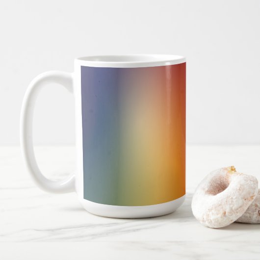 freies Gradientdesign auf Kaffee Kaffeetasse (Mit Donut)