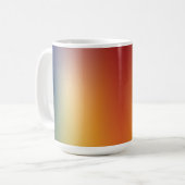 freies Gradientdesign auf Kaffee Kaffeetasse (Vorderseite Links)