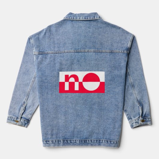 Freies Grönland Jeansjacke (Rückseite)