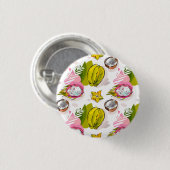 Freies handtexturiertes Fruchtmuster Button (Vorne & Hinten)