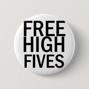 Freies hohes Fives Button
