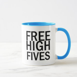 Freies hohes Fives Tasse