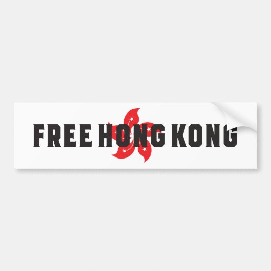 Freies Hongkong Autoaufkleber (Vorne)