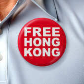 Freies Hongkong Button