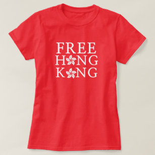 Freies Hongkong mit Orchid-Blume T-Shirt
