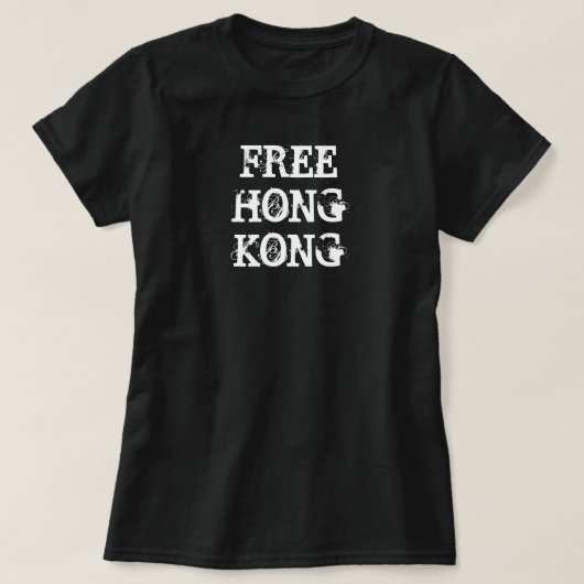 FREIES HONGKONG-SHIRT T-Shirt (Design vorne)