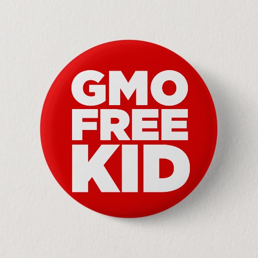 FREIES KIND GMOS (ROT) BUTTON (Vorderseite)