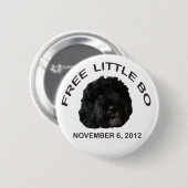 FREIES KLEINES BO knöpfen Button (Vorne & Hinten)