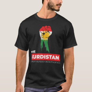 Freies Kurdistan, Unterstützung der kurdischen Un T-Shirt