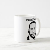 "Freies Kwame" Tasse (VorderseiteRechts)