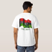 Freies Libyen - libysche Flagge der T-Shirt (Schwarz voll)
