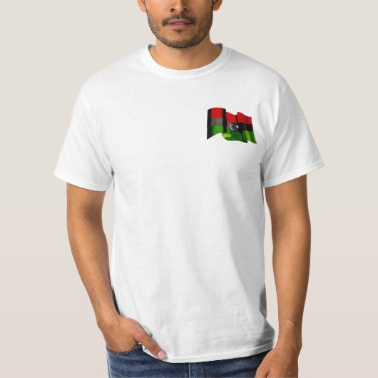 Freies Libyen - libysche Flagge der T-Shirt (Vorderseite)