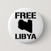 FREIES LIBYEN (Schwarzes) Button (Vorderseite)
