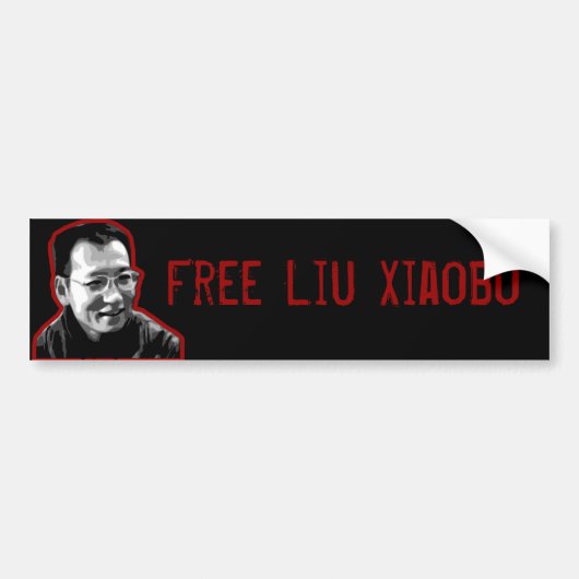 Freies Liu Xiaobo Autoaufkleber (Vorne)