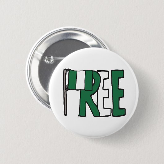 Freies Nigeria Button (Vorne & Hinten)