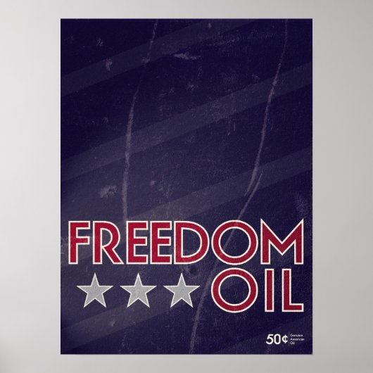 Freies Öl Poster (Vorne)