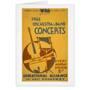Freies Orchester berät sich üb WPA 1938