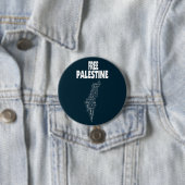 Freies Palästina - arabisch-palästinensischer Gaza Button (Beispiel)