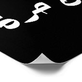 Freies Palästina auf Arabisch - ف ل س ط ي ح ن ر ة Poster (Ecke)