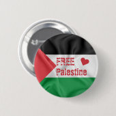 Freies Palästina Button (Vorne & Hinten)