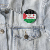 Freies Palästina Button (Beispiel)
