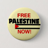 Freies Palästina-Button Button (Vorderseite)