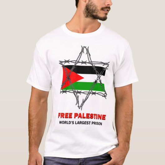 FREIES PALÄSTINA: Das größte Gefängnis der Welt T-Shirt (Vorderseite)