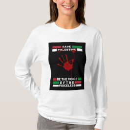 Freies Palästina Frauen Ärmel T - Shirt | Gaza ger
