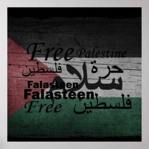 Freies Palästina Freiheit für Palästina Poster