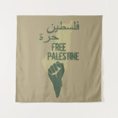 Freies Palästina Freiheit für Palästina Wandteppich (Vorderseite)