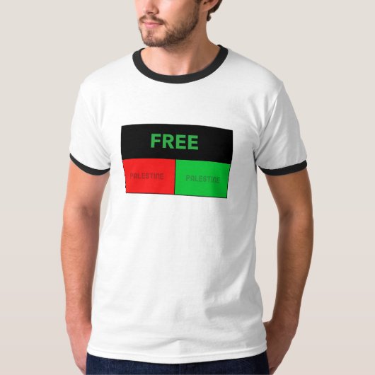 Freies Palästina Gaza - Völkermord T-Shirt (Vorderseite)